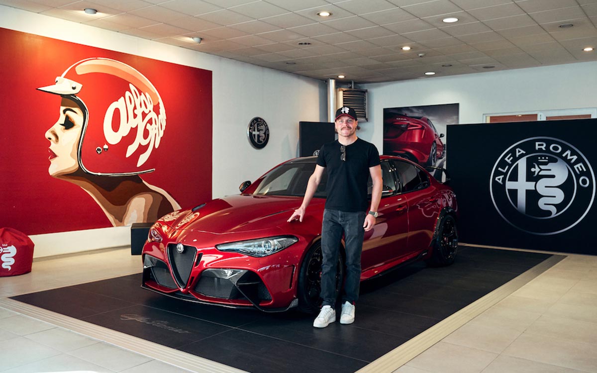 Alfa Romeo: Valtteri Bottas ritira la sua Giulia GTAm Alfa Romeo: Valtteri Bottas ritira la sua Giulia GTAm